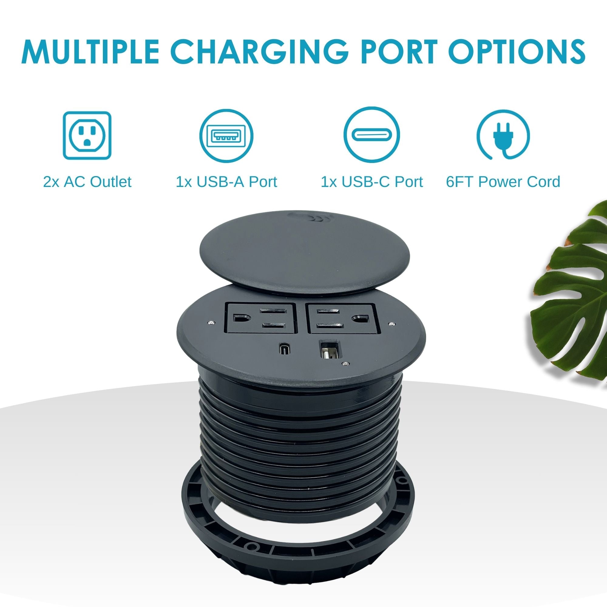 UL Certified Power Grommet with Cover