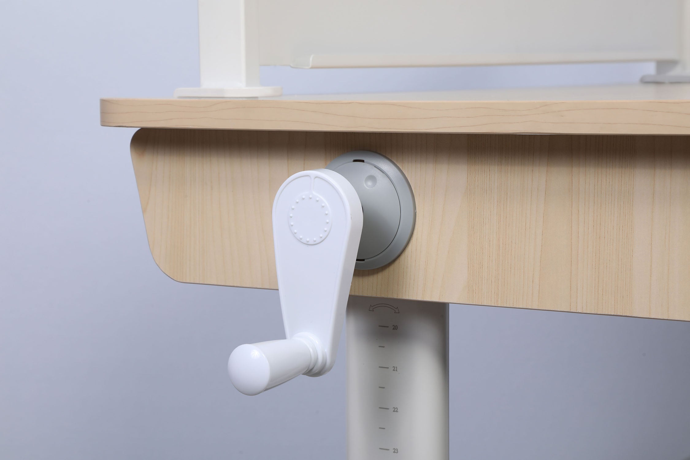 NK Series 43" x 24" Children's Height Adjustable Desk (Beige)