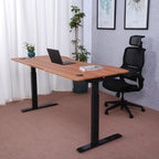 Elite Pro Series 71" x 33" Standing Desk with Black Frame