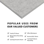 Artsonic Square Acoustic Sound Absorbing Panel 12'' X 12'' X 0.4''