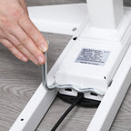 K Series 71" Standing Desk with Curved Top