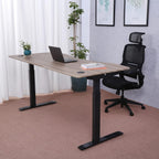 ApexDesk Elite Pro Series 71" x 33" Electric Height Adjustable Stand up Desk, Sit Stand Home Office Desk, Computer Desk - Curved Teakwood