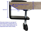 Monitor Arms Desk Mount - VESA Mount C-Clamp/Base