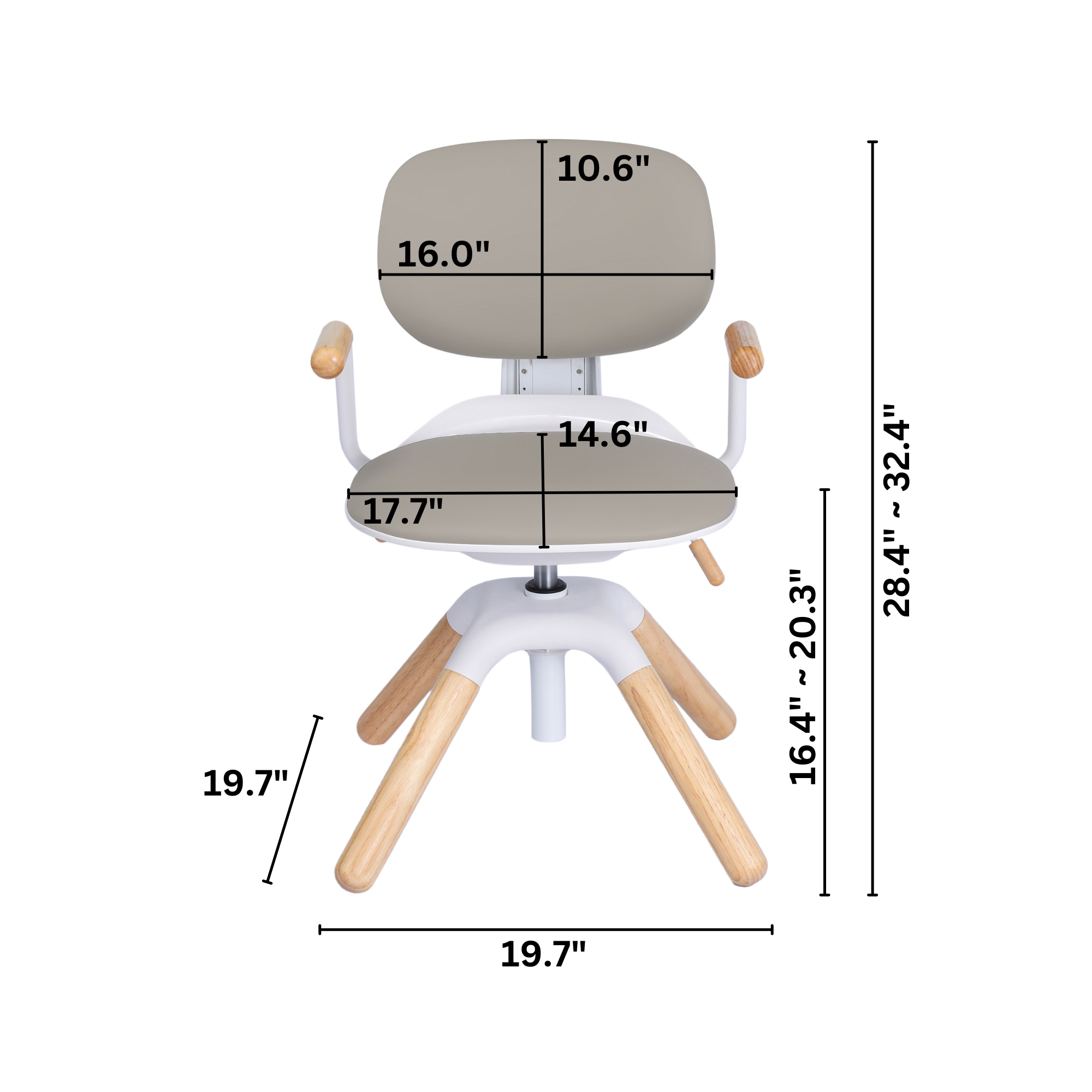Kaleid Series 43" x 24" Children's Desk/Chair Set