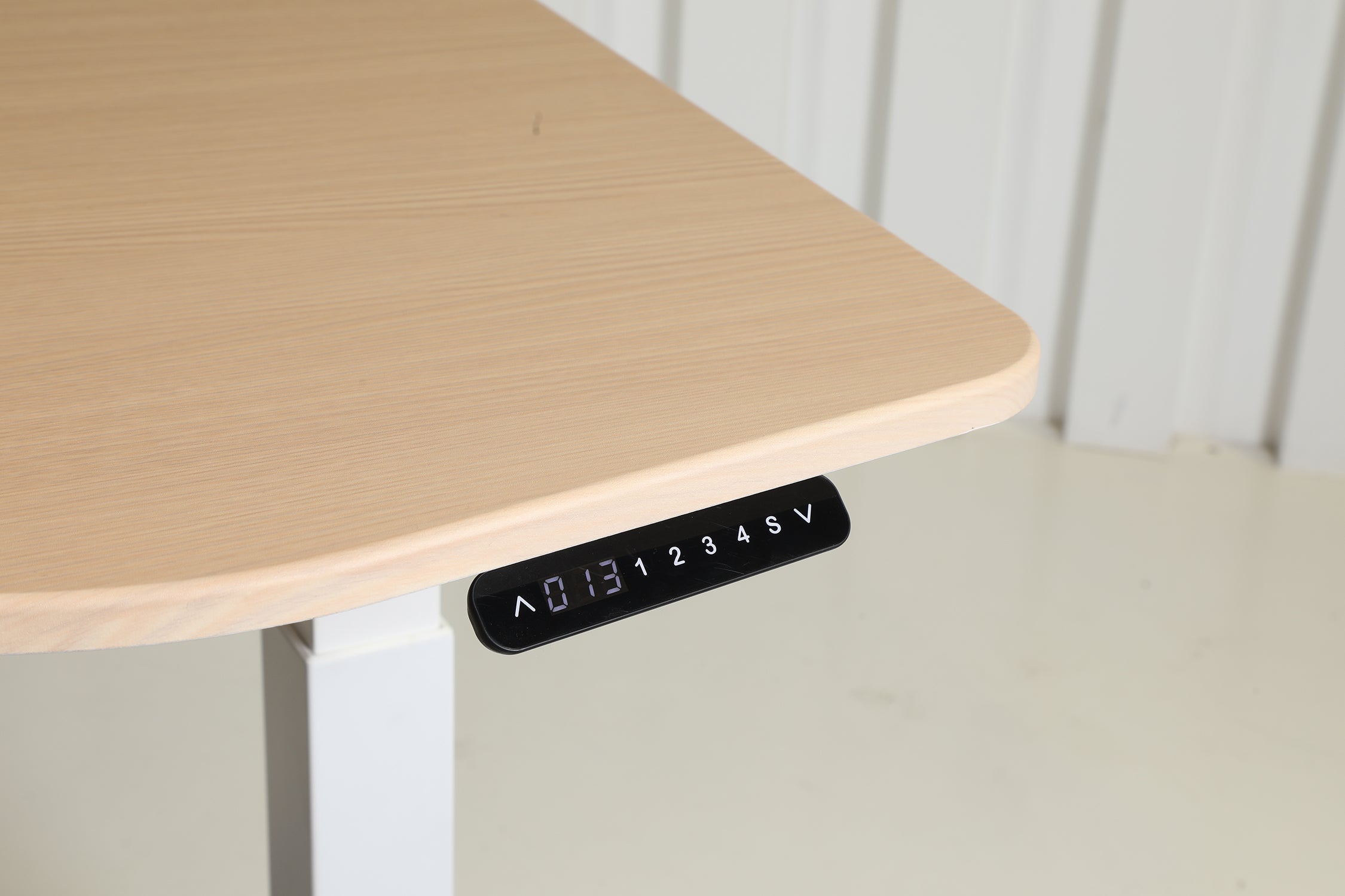 K Series 71" Standing Desk with Curved Top