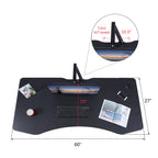 Elite Pro Series 60" x 27" Standing Desk with Off-White Frame