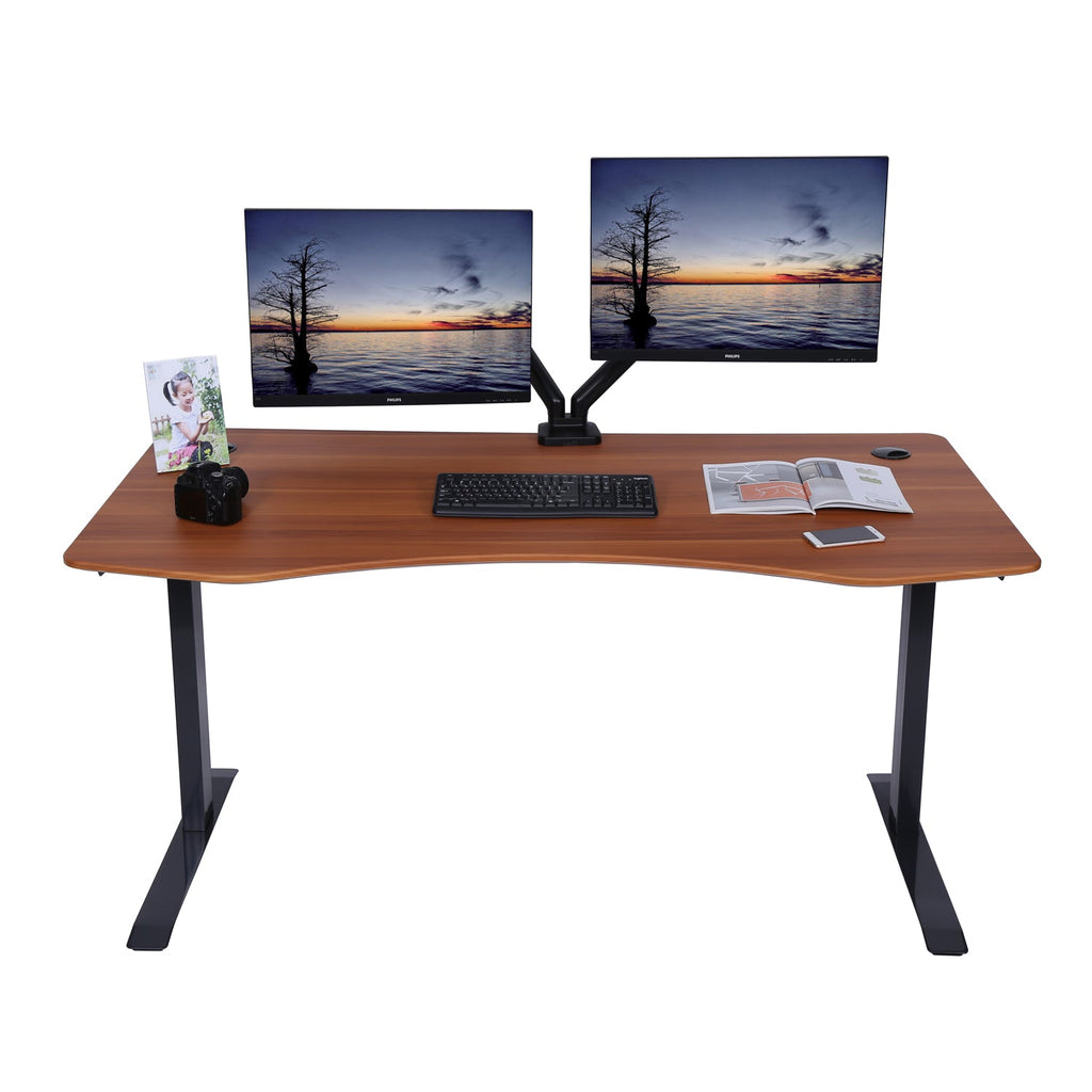 Elite Pro Series 60" x 27" Standing Desk with Black Frame