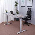 Elite Pro Series 71" x 33" Standing Desk with Off-White Frame