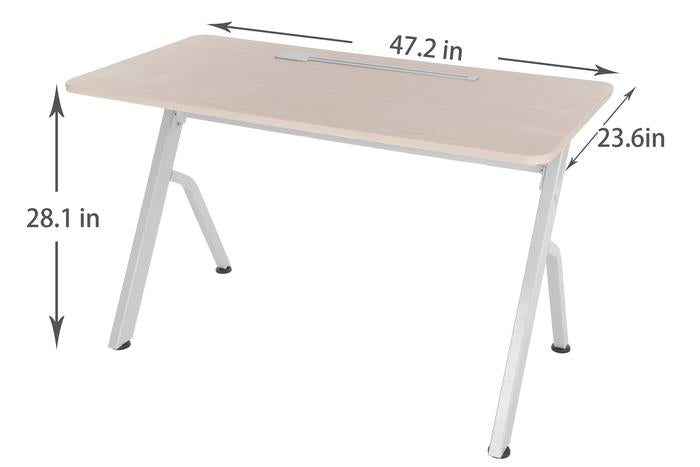 Elite Series 60" W Electric Height Adjustable Standing Desk with Matching Color Compact Reception Side Desk