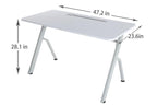 Elite Series 60" W Electric Height Adjustable Standing Desk with Matching Color Compact Reception Side Desk