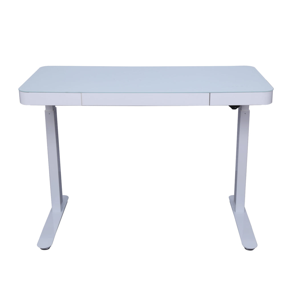 Tempered Glass Lumi Series 47" Standing Desk