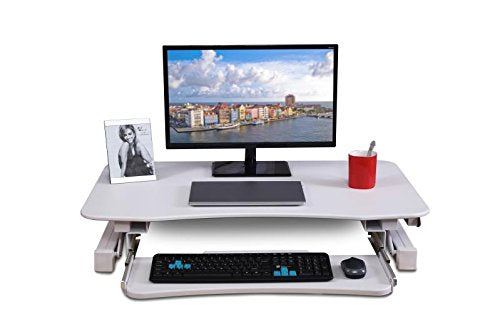 ZT Series 36 x 24 Electric Desk Converter - Black
