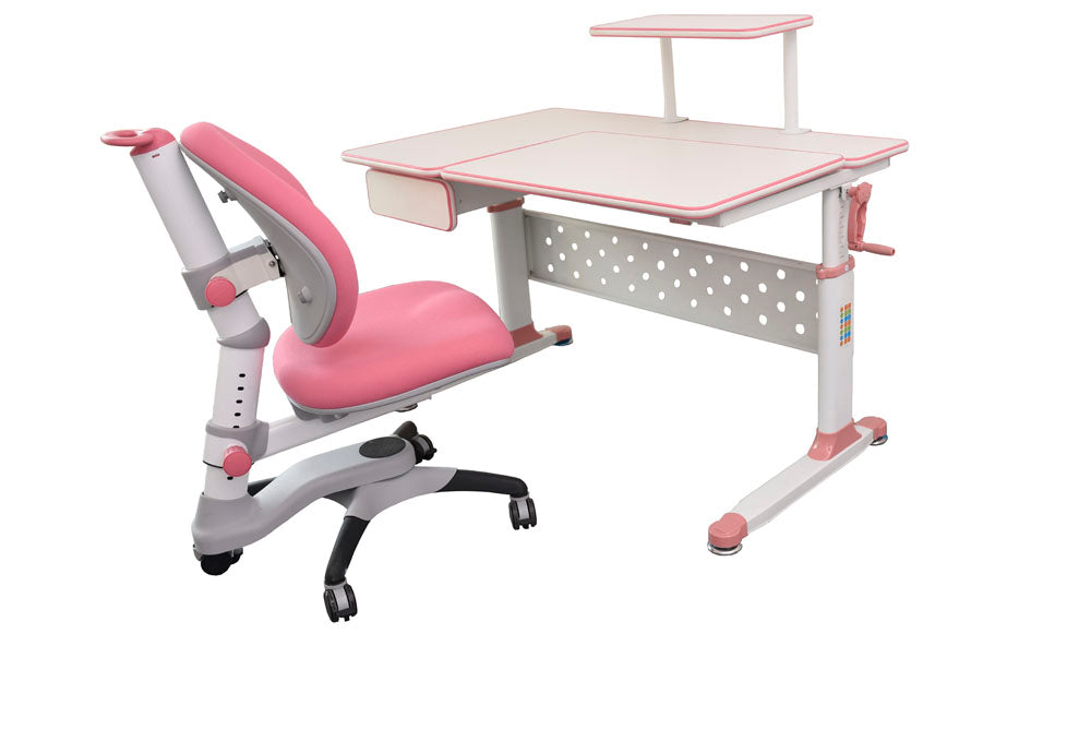 [BUNDLE] Little Soleil DX Series Children's Desk + Chair + Extra Seat Cover