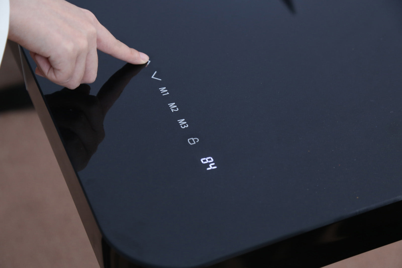 Tempered Glass Lumi Series 47" Standing Desk