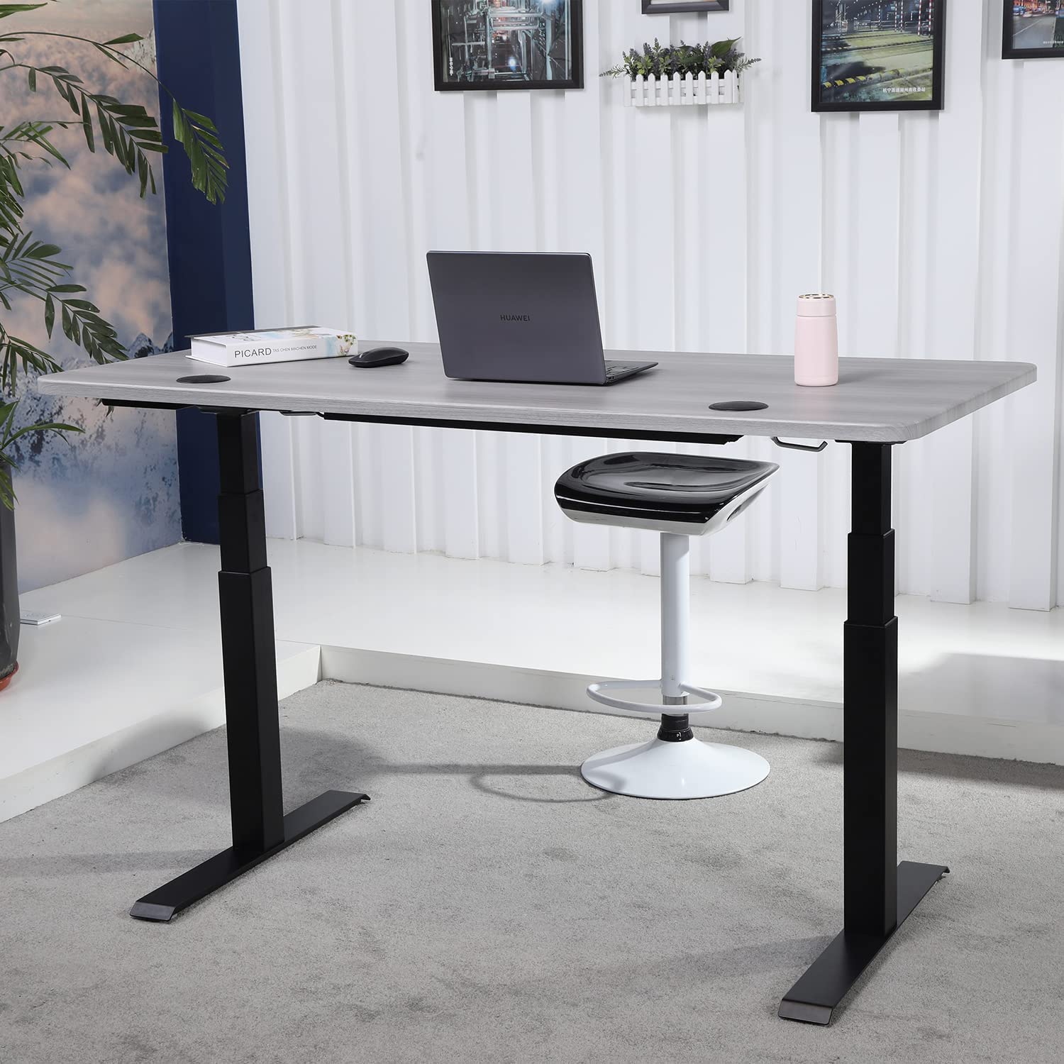 K Series 60" Standing Desk with Rectangular Top