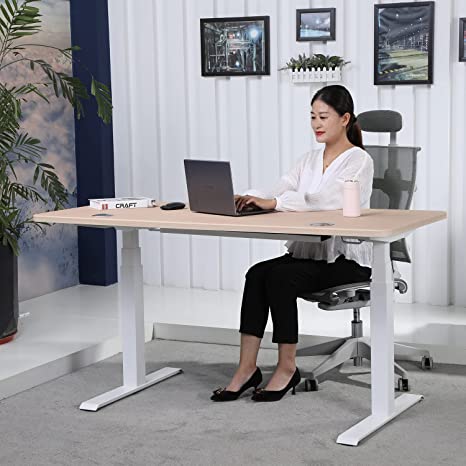 K Series 60" Standing Desk with Rectangular Top