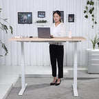 K Series 60" Standing Desk with Rectangular Top